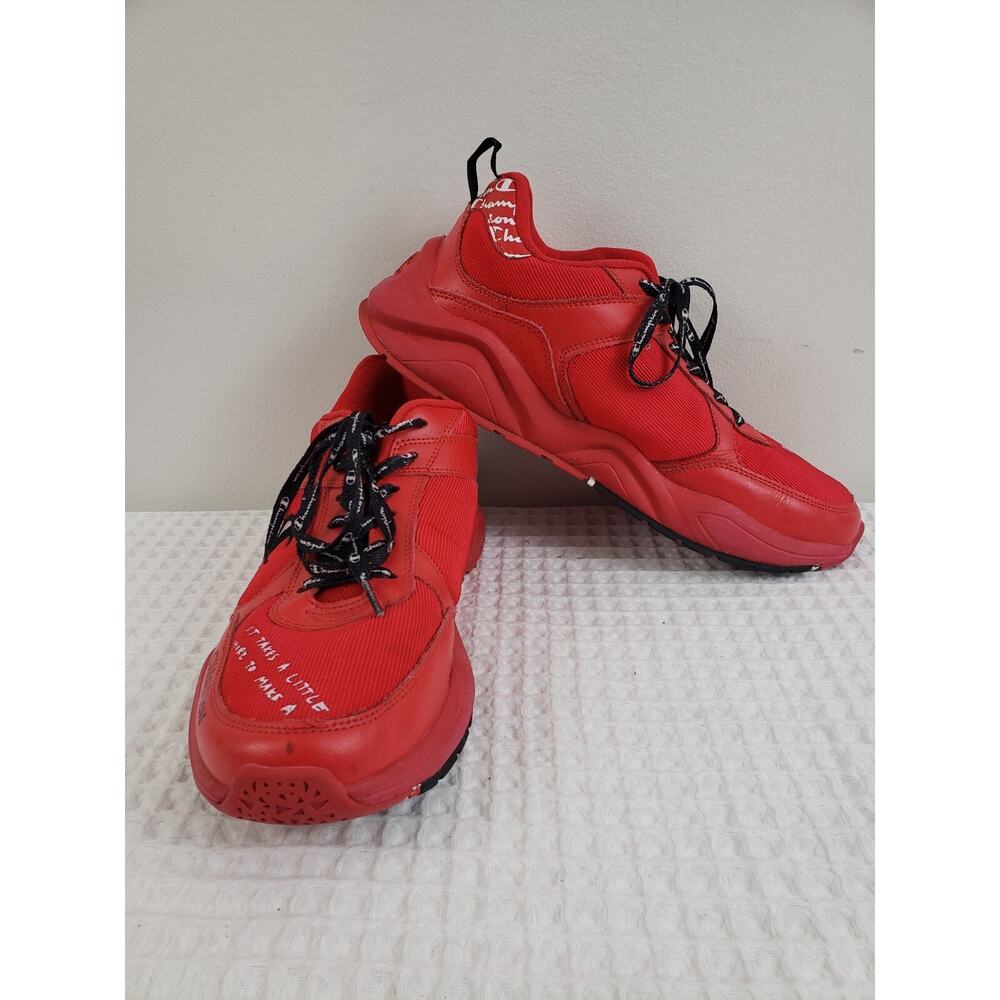 CHAMPION 93 Eighteen King Mens Shoes 10.5M Red Sneakers CMS10026M
